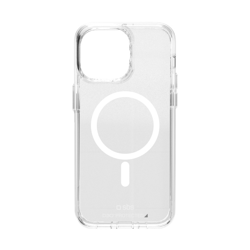 SBS Extreme Mag D3O MagSafe dėklas skirtas iPhone 16 Pro Max - skaidrus