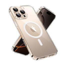 Ugreen Classy Clear Magnetic dėklas skirtas iPhone 16 Pro - skaidrus
