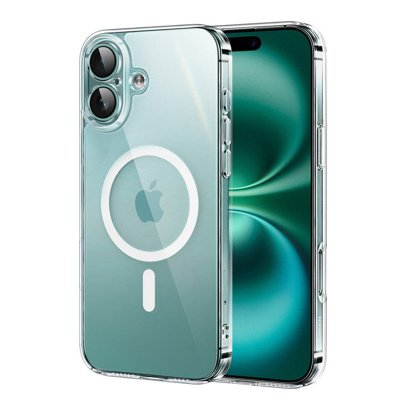 Ugreen Classy Clear Magnetic dėklas, skirtas iPhone 16 Plus - skaidrus