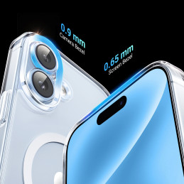 Ugreen Classy Clear Magnetic dėklas, skirtas iPhone 16 Plus - skaidrus
