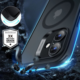 ESR Classic Hybrid Halolock MagSafe dėklo rinkinys + grūdintas stiklas skirtas iPhone 16 - permatomas