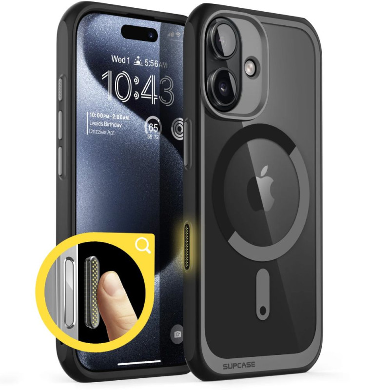 Supcase UB Mag dėklas su MagSafe iPhone 16 - juodas