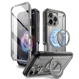 Supcase UB Pro Mag MagSafe dėklas iPhone 16 Pro - pilkas