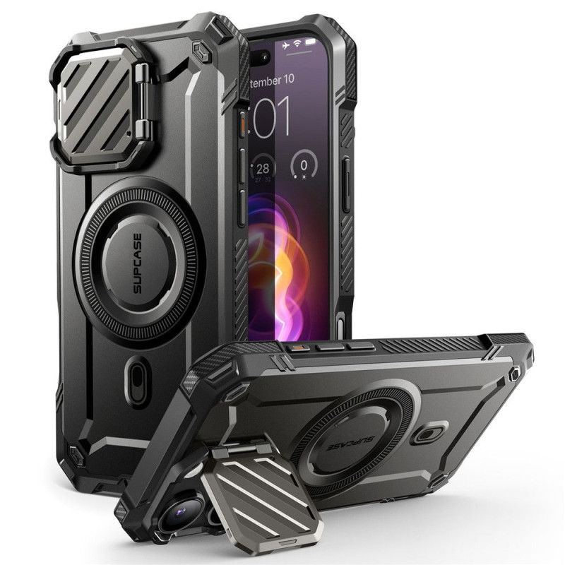 Supcase UB XT Mag dėklas su MagSafe, skirtas iPhone 16 Pro - juodas