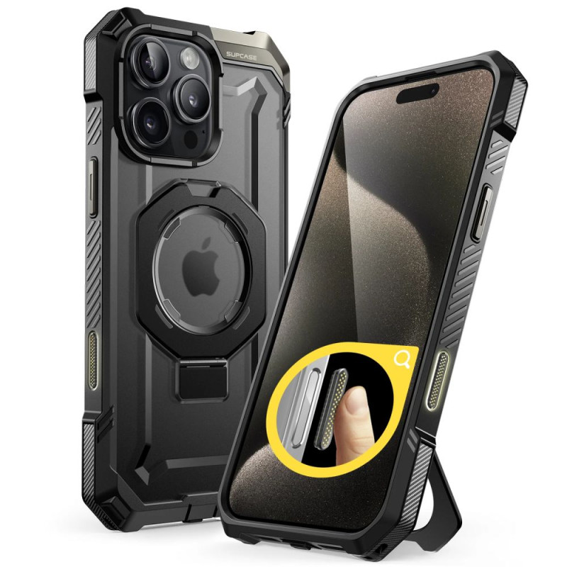 Supcase UB Grip Mag dėklas su MagSafe, skirtas iPhone 16 Pro - juodas