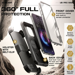 Supcase UB Pro Mag MagSafe dėklas iPhone 16 Pro Max - pilkas