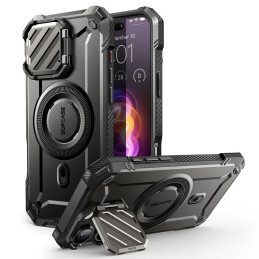 Supcase UB XT Mag dėklas su MagSafe, skirtas iPhone 16 Pro Max - juodas