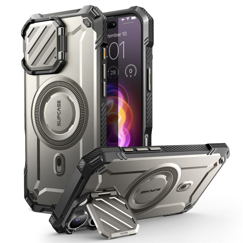Supcase UB XT Mag dėklas su MagSafe, skirtas iPhone 16 Pro Max - pilkas