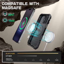 Supcase UB XT Mag dėklas su MagSafe, skirtas iPhone 16 Pro Max - pilkas