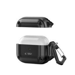 Tech-Protect Rough Hook Dėklas su karabinu, skirtas Apple AirPods Pro 1/ 2 – juodas
