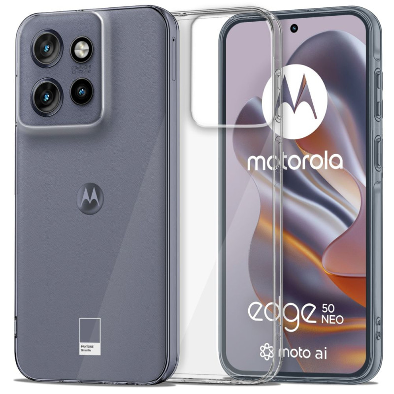 Tech-Protect FlexAir dėklas, skirtas Motorola Edge 50 Neo - skaidrus
