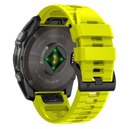 Tech-Protect silikoninis dirželis, skirtas Garmin Fenix 5X / 5X Plus / 6X / 6X Pro / 7X / 8 (51 mm) - žalias
