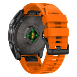 Tech-Protect silikoninis dirželis, skirtas Garmin Fenix 5X / 5X Plus / 6X / 6X Pro / 7X / 8 (51 mm) - oranžinis