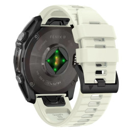 Tech-Protect Silicone Line Silikoninis dirželis, skirtas Garmin Fenix 5 / 6 / 6 Pro / 7 / 8 (47 mm) / E - Titanium