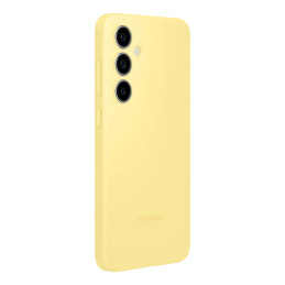 Samsung silikoninis dėklas EF-PS721CYEGWW, skirtas Samsung Galaxy S24 FE - geltonas