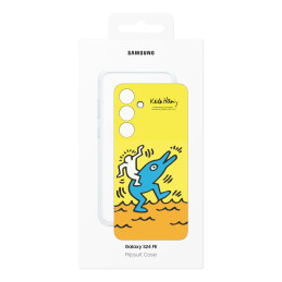 Samsung Flipsuit dėklas EF-MS721CYEGWW, skirtas Samsung Galaxy S 24 FE - geltonas