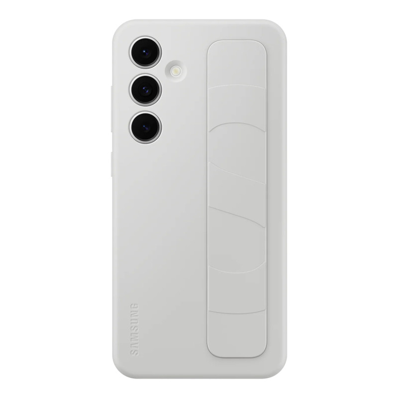 Samsung Standing Grip Case EF-GS921CLEGWW su laikikliu / stovu Samsung Galaxy S24 FE - pilka