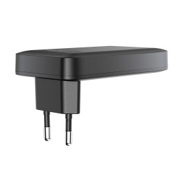 Acefast A100 65W GaN 2 USB-C+ USB-A įkroviklis itin plonas – juodas