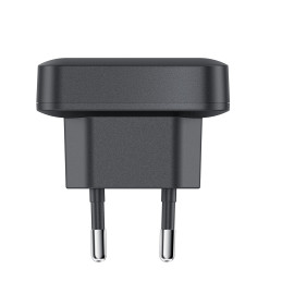 Acefast A100 65W GaN 2 USB-C+ USB-A įkroviklis itin plonas – juodas