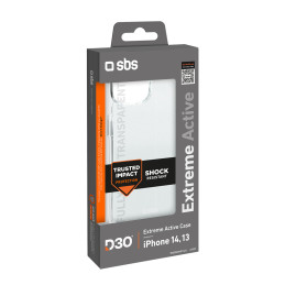 SBS D3O dėklas iPhone 14 / 13 - skaidrus