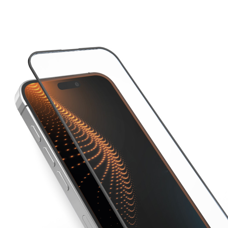 SBS grūdintas stiklas D3O su rėmeliu, skirtas iPhone 15 Pro / Pro Max