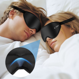 Tech-Protect Eyeshade miego kaukė – juoda