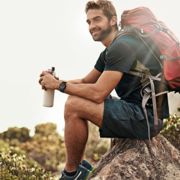 Tech-Protect silikoninis dirželis, skirtas Garmin Fenix 5S / 5S PLUS / 6S / 6S Pro / 7S / 8 (43 MM) - titanas