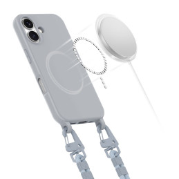 Tech-Protect MagNecklace MagSafe dėklas iPhone 16 - pilkas