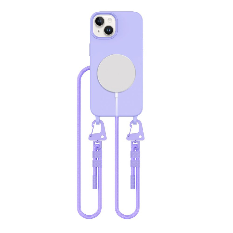 Tech-Protect MagNecklace MagSafe dėklas iPhone 15 - levanda