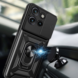 Tech-Protect CamShield Pro dėklas, skirtas Motorola EDGE 50 NEO - juodas