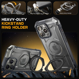 Supcase UB GRIP Mag MagSafe dėklas iPhone 16 Pro - pilkas