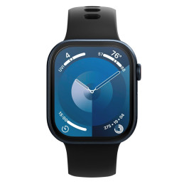 Spigen Elite Shield "EZ FIT" 2-PACK hibridinis stiklas, skirtas Apple Watch 10 (46 MM) - skaidrus
