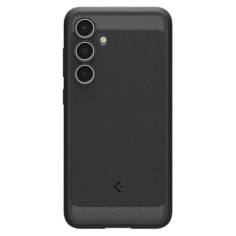 Spigen Rugged Armor dėklas, skirtas Samsung Galaxy S24 FE - juodas