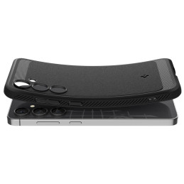 Spigen Rugged Armor dėklas, skirtas Samsung Galaxy S24 FE - juodas