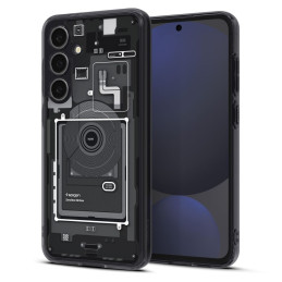 Spigen Ultra Hybrid dėklas, skirtas Samsung Galaxy S24 FE ZERO ONE - juodas