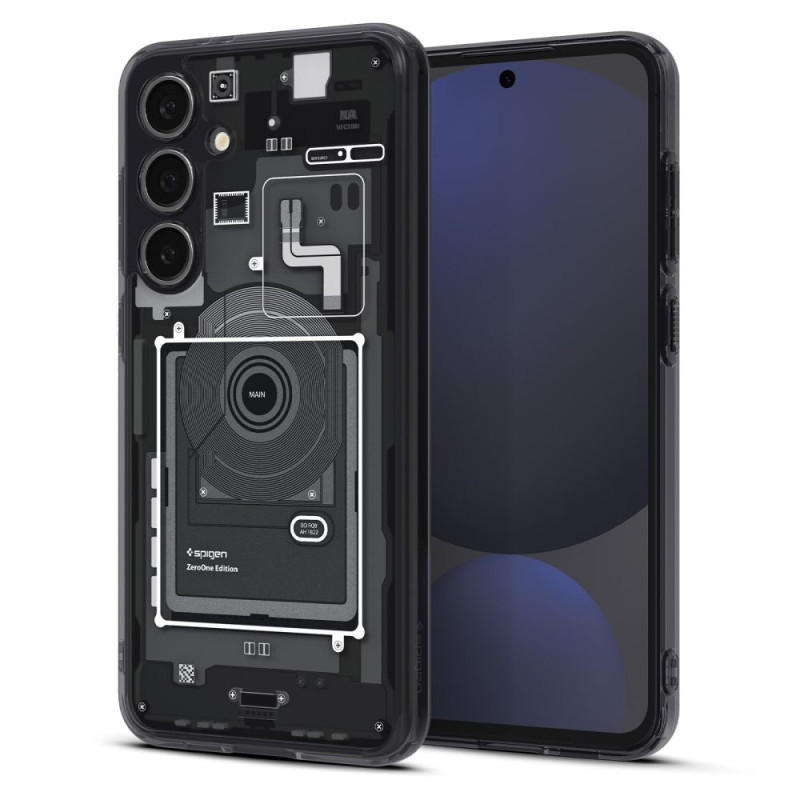 Spigen Ultra Hybrid dėklas, skirtas Samsung Galaxy S24 FE ZERO ONE - juodas