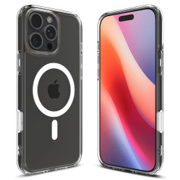 Spigen Ultra Hybrid "T" Mag MagSafe dėklas skirtas iPhone 16 Pro Max - baltas