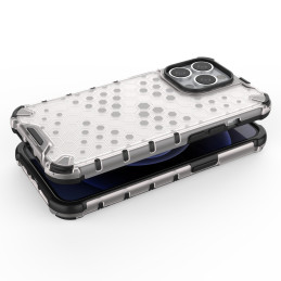 Korinis šarvuotas dėklas su gelio rėmeliu, skirtas iPhone 13 Pro, žalias