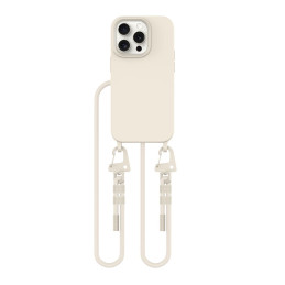 Tech-Protect MagNecklace MagSafe dėklas iPhone 15 Pro - smėlio spalvos