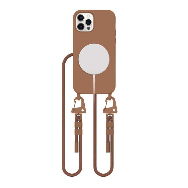 Tech-Protect MagNecklace MagSafe dėklas iPhone 12 / 12 Pro - rudas