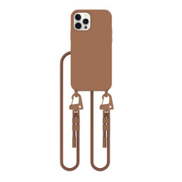 Tech-Protect MagNecklace MagSafe dėklas iPhone 12 / 12 Pro - rudas
