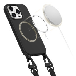 Tech-Protect MagNecklace MagSafe dėklas iPhone 14 Pro - juodas