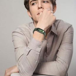 Tech-Protect NylonMag dirželis, skirtas Xiaomi Smart Band 8/ 9 / NFC – violetinė