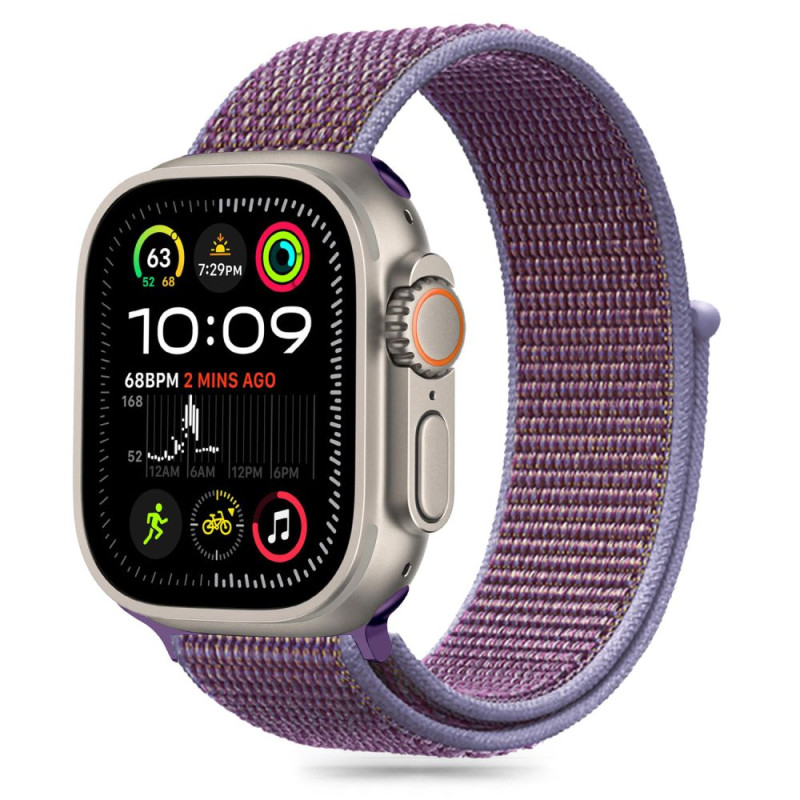 Tech-Protect nailoninis dirželis, skirtas Apple Watch 6/ 7/ 8/ 9/ 10/ SE/ Ultra 1/ 2 (44/ 45/ 46/ 49MM) – violetinė