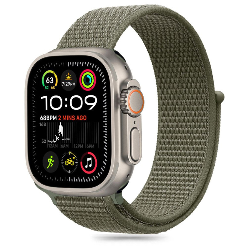Tech-Protect nailoninis dirželis, skirtas Apple Watch 6/ 7/ 8/ 9/ 10/ SE/ Ultra 1/ 2 (44/ 45/ 46/ 49 MM) CarGO – žalias