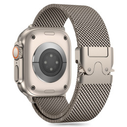 Tech-Protect Milano dirželis, skirtas Apple Watch 6 / 7 / 8 / 9 / 10 / SE / Ultra 1 / 2 (44 / 45 / 46 / 49 MM) - titanas