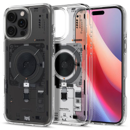 Spigen Ultra Hybrid Mag MagSafe dėklas iPhone 16 Pro - skaidrus