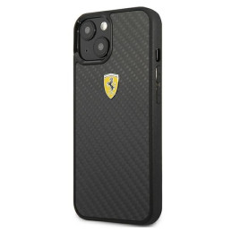 Ferrari On Track Real Carbon dėklas iPhone 13 mini - juodas