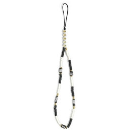Guess Heishi Beads pakabukas - juodai baltas