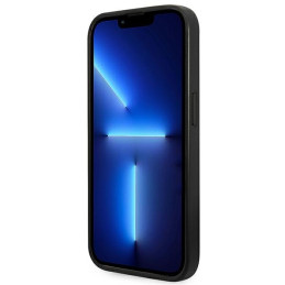 Guess 4G Stripe Collection dėklas, skirtas iPhone 14 Pro Max - pilkas